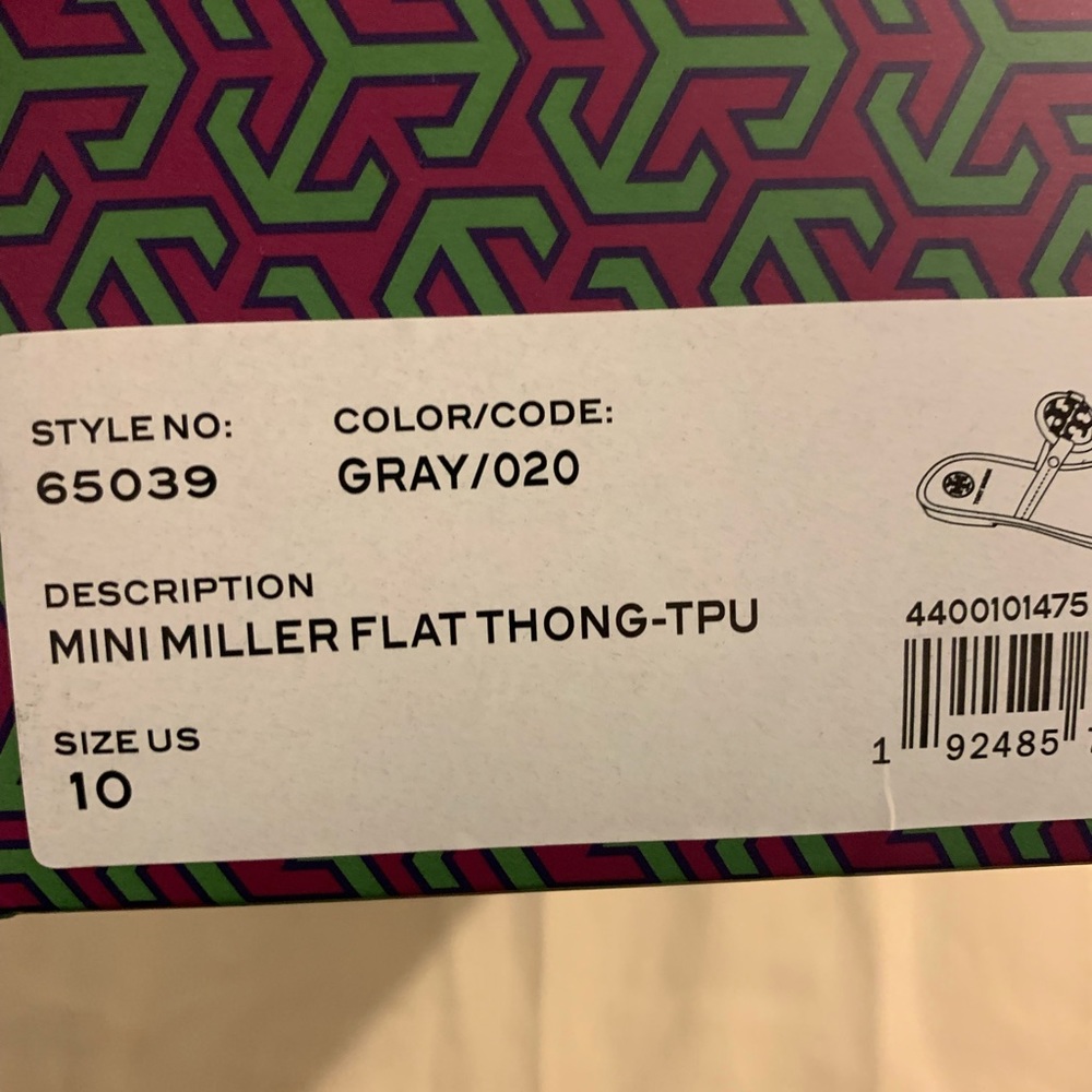 Tory Burch Jelly Style flip flop. Never worn.